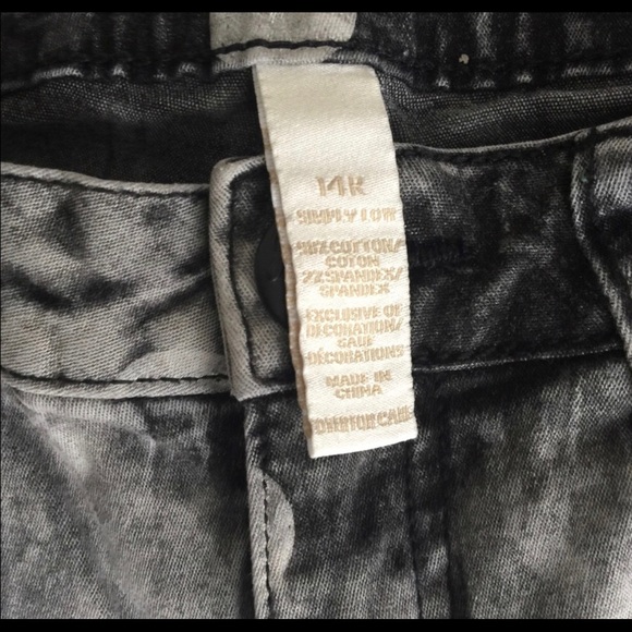 Justice premium jeans polka dots design Sz 14R - Picture 2 of 4